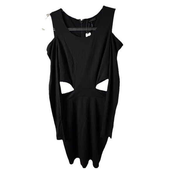 Bobi Los Angeles Mini Dress Bodycon Cutout LBD Date Night Event Women’s XS - Picture 1 of 7